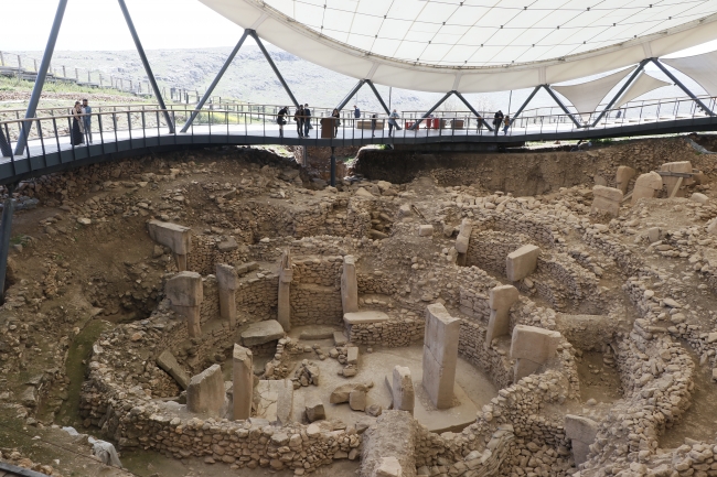 ''Tarihin sıfır noktası'' olarak nitelendirilen Göbeklitepe, UNESCO Dünya Mirası Listesi'nde yer alıyor. Fotoğraf: AA